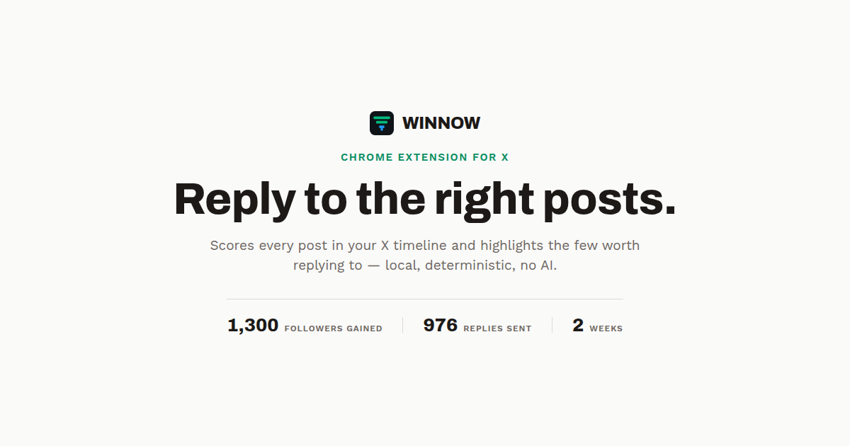Winnow